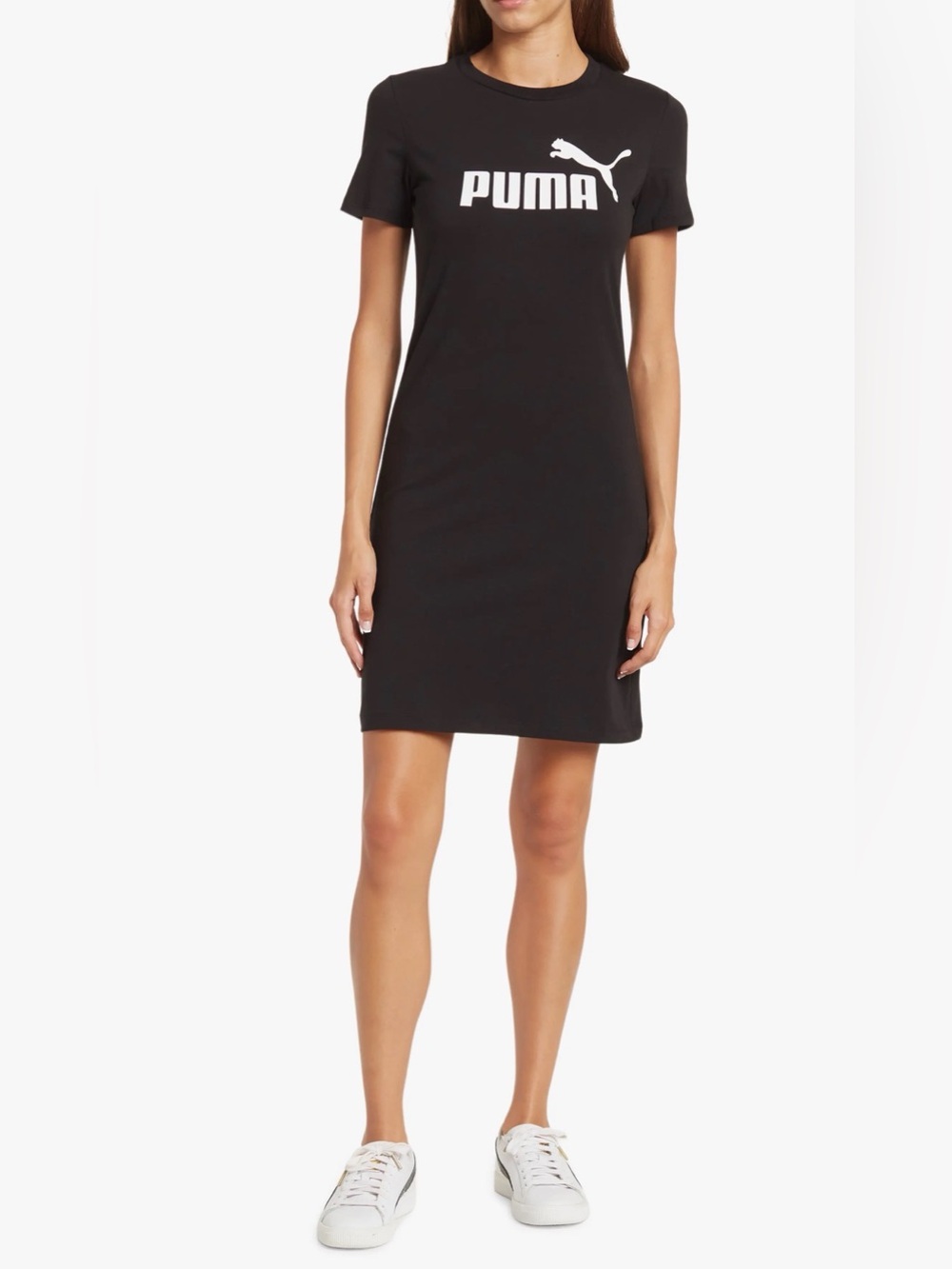Puma Essential Black Mini T-Shirt Dress S
